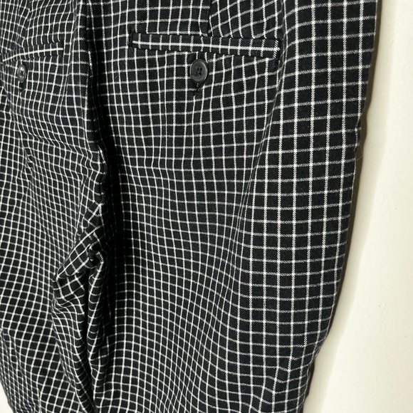 Ann Taylor Marisa Black & White Checker Pants Size 4 - Picture 8 of 11